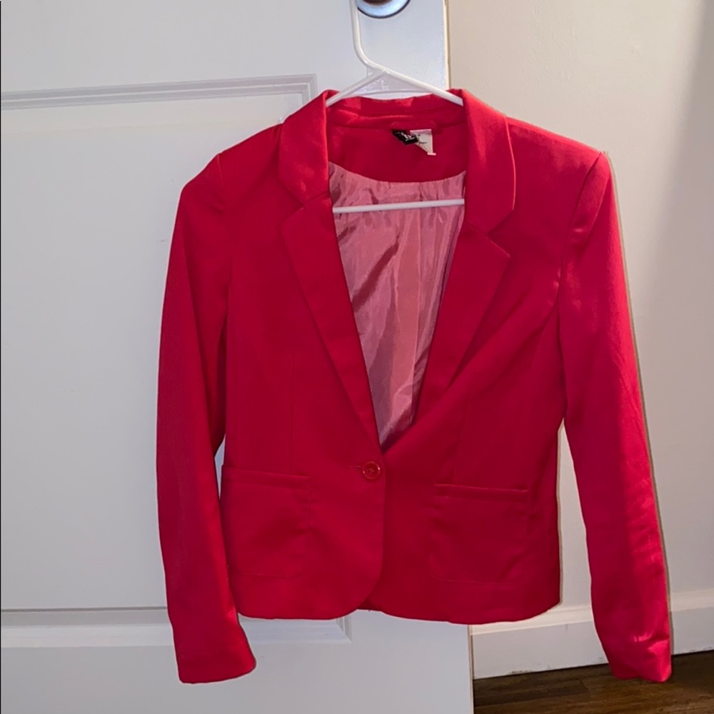Hot pink blazer